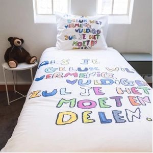 Dekbedovertrek Kayori Kids Tegeltjeswijsheid van Cor Mutli Katoen-140 x 200 / 220 cm | 1-Persoons