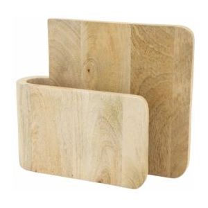 By-Boo - Yomu Tijdschriftenhouder - Natuurlijk - Mangohout - Compact