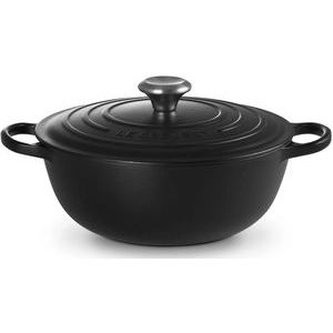 Braadpan Le Creuset Marmite Gietijzer Mat Zwart 26 cm