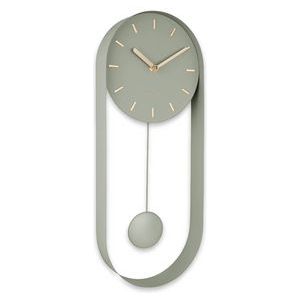 Klok Karlsson Pendulum Charm Steel Jungle Green 20 x 50 cm