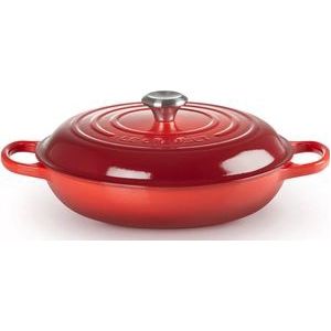 Braadpan Le Creuset Campagnard Kersenrood 30 cm