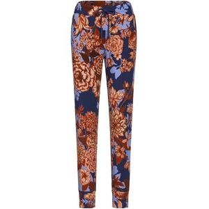 Trousers Essenza Women Jules Flore Long Boyish Blue-XL