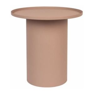 Livingstone - Design Shade - Bijzettafel - Roze - IJzer - Ø45 cm