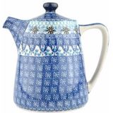 Theepot Bunzlau Castle Recht Blue Coral (1000 ml)