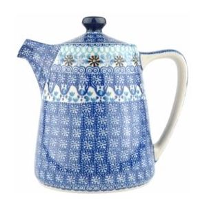 Theepot Bunzlau Castle Recht Blue Coral (1000 ml)