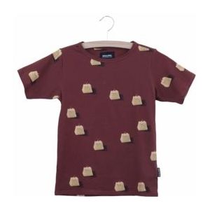 T-shirt SNURK Kids Sandy Castles Red-Maat 104