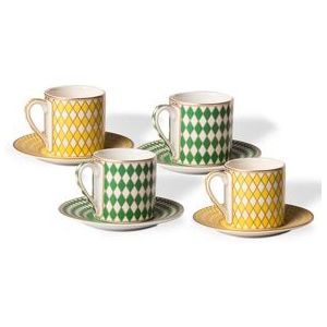 Espressokop POLSPOTTEN Chess (Set van 4)