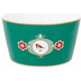 Kom Pip Studio Love Birds Medaillon Emerald 15 cm (Set van 4)