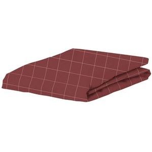 Hoeslaken Covers & Co Turn Over Red (Percal)-160 x 200 cm