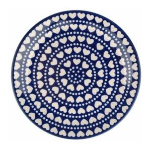 Dinerbord Bunzlau Castle Plat Blue Valentine (25 cm)