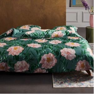 Dekbedovertrek Essenza Dorothea Soft Teal Satijn-200 x 200 / 220 cm | 2-Persoons