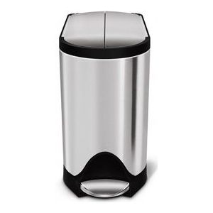 Prullenbak simplehuman Butterfly RVS 10L