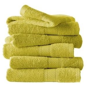 Gastendoekjes Helene Warm Olive 30 x 50 cm - 6 stuks - Katoen