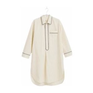 Nachthemd HAY Unisex Fineline Long Nightshirt Ivory-M / L