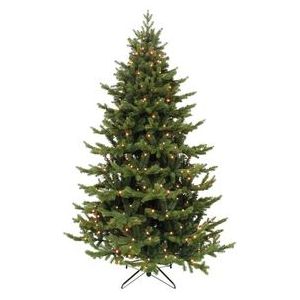 Triumph Tree Sherwood Deluxe Kunstkerstboom met LED Verlichting - H120 x Ø94 cm - Groen