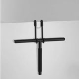 Decor Walther - DH 1 - Handdoekhaakje - Zwart - RVS