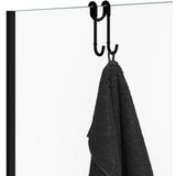 Decor Walther - DH 1 - Handdoekhaakje - Zwart - RVS