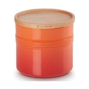 Voorraadpot Le Creuset met Deksel Oranjerood 14 cm (1,1L)