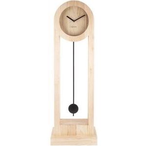 Klok Karlsson Floor Clock Lena Pendulum Pine Wood 100 x 30 cm