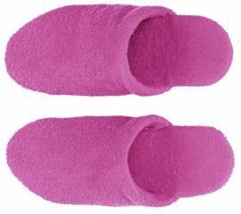 Abyss & Habidecor - Alex - Badslipper - Happy Pink - 100% Egyptisch Giza Katoen