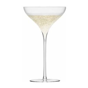 LSA Savoy Champagnecoupe - Glas -200 ml - Set van 2 Stuks - Transparant