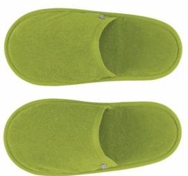 Abyss & Habidecor - Amigo - Badslipper - Apple Green - 100% Egyptisch Giza-katoen