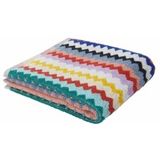 Handdoek - Blauw - Katoen - 70x140 cm