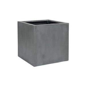 Bloempot Pottery Pots Natural Block L Grey 50 x 50 x 50 cm