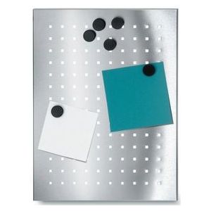 Magneetbord Blomus Muro RVS Geperforeerd (30 x 40 cm)