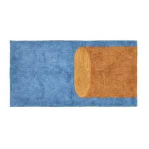 Vloerkleed Villa Collection Styles Blue Amber 70 x 140 cm