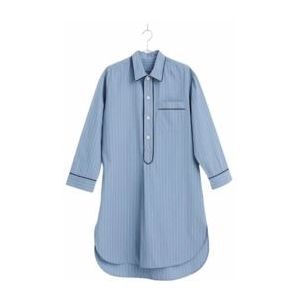 Nachthemd HAY Unisex Fineline Long Nightshirt Blue-M / L