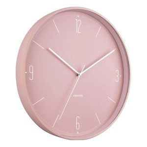 Klok Karlsson Numbers & Lines Iron Matt Faded Pink 40 cm