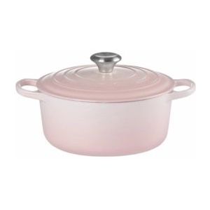Braadpan Le Creuset Signature Rond Shell Pink 24 cm