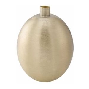 vtwonen Metalen Vaas voor Bloemen - Woondecoratie - Goud - 34,5cm
