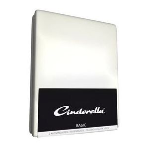 Cinderella Sundays - Kussenslopen - Satijn - 60x70 cm - Ivoor - Set van 2