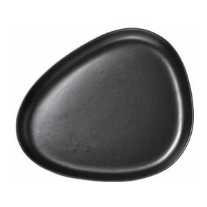 Bord Lind DNA Stoneware Platter Plate Black