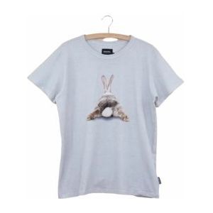 T-shirt SNURK Unisex Bunny Bums Grey-XXL