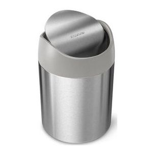 Tafelafvalemmer simplehuman Mini Can Zilver 1,5L