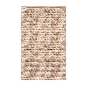 Heckettlane Badmat Brenda - Badkamermat - Antislip tapijt - 70x120 - Beige