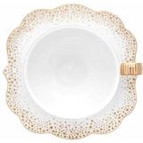 Pip Studio Royal Winter white - espresso kop en schotel - 125ml - wit - porselein - kerstservies