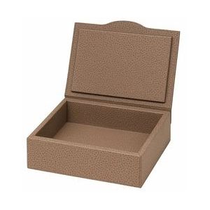 Trinket Box Giobagnara Luna Rectangular Small Printed Calfskin Golf Mud