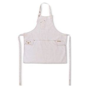 Schort Dutchdeluxes 5 Pocket Apron Goldish White-66 x 67 cm