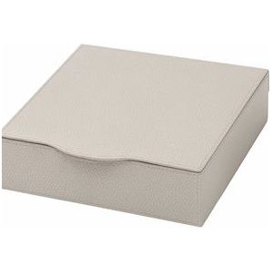 Trinket Box Giobagnara Luna Square Large Printed Calfskin Golf Stone