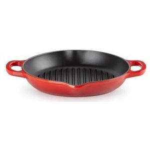 Hoge Grill Le Creuset Rond Oranjerood 25 cm