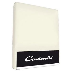 Cinderella - Hoeslaken (tot 25 cm) - Double Jersey - 180x220 & 200x200 - Ivory