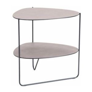 Bijzettafel Lind DNA Curve Coffee Table Double Bull Warm Grey