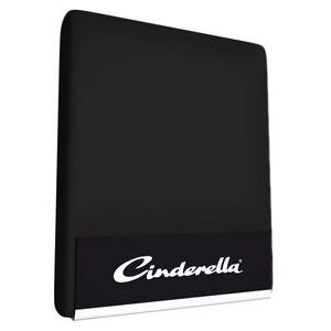 Cinderella - Sundays - Hoeslaken - 100% Katoen-Satijn - 140x200 cm - Tot 25 cm matrashoogte - Zwart