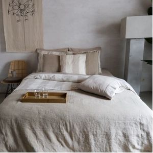 Dekbedovertrek Passion for Linen Noa Off White/Beige Linnen-240 x 220 cm