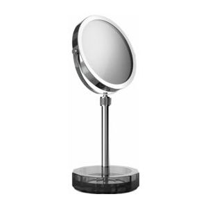 Make-up Spiegel Decor Walther Kristall KSA Met Schaaltje Antraciet Chrome (4x + 1x magnification)