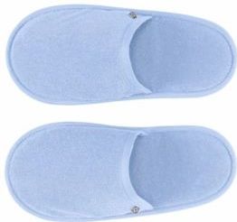 Abyss & Habidecor - Amigo - Badslipper - Poederblauw - 100% Egyptisch Katoen